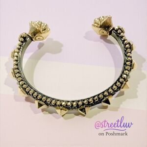 Stella & Dot Artemis Lion Head Cuff Bracelet